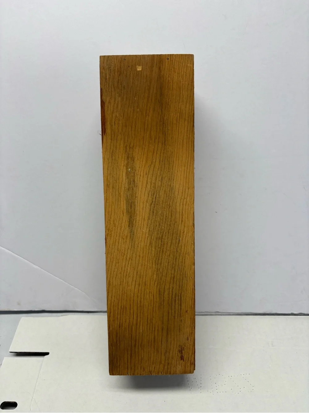 OLD EZRA 15 Year Old Sippin' Whiskey - EMPTY Wood Box With Leather Hinges © 1976